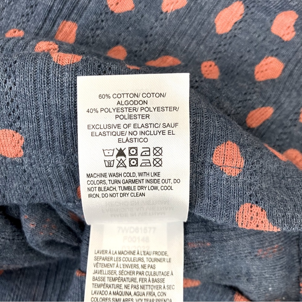 Lucky Brand Puff Sleeve Cotton Knit Top - Picture 5 of 6